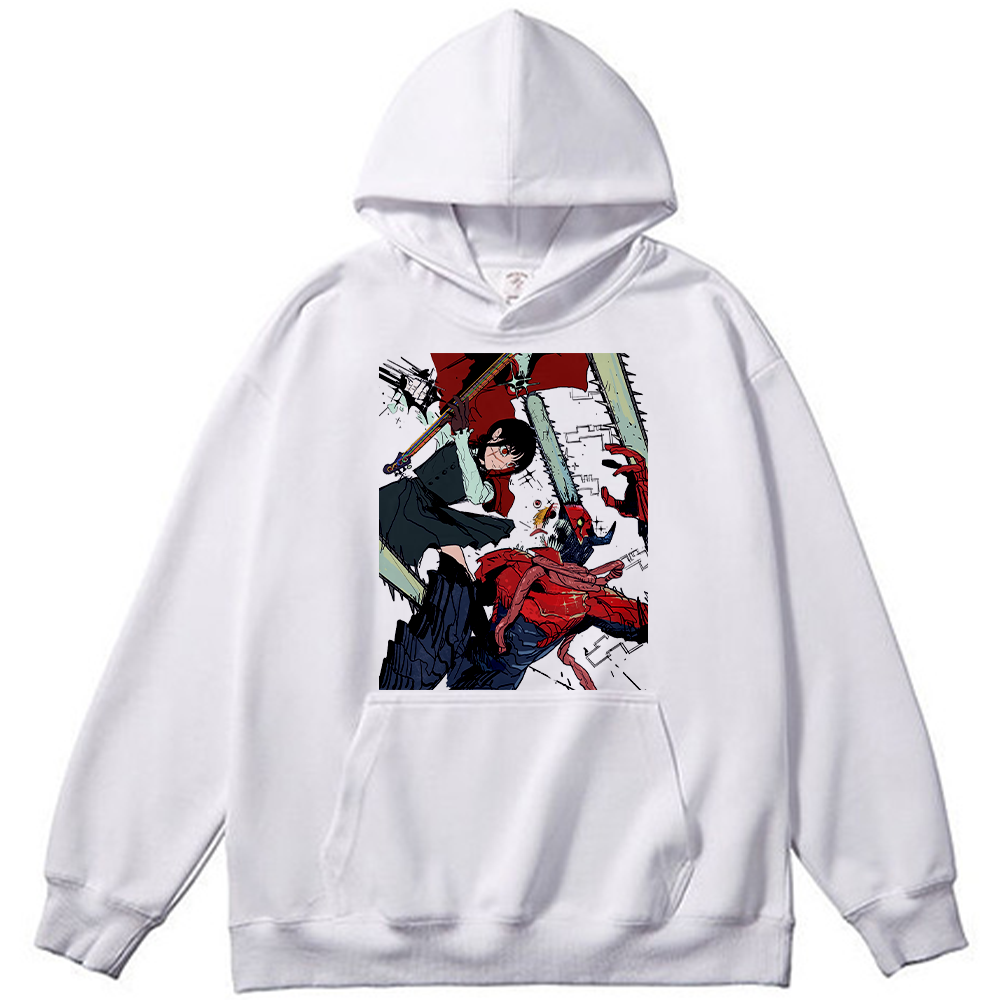 Chainsaw Man Asa & Denji Spider-Man Crossover Print