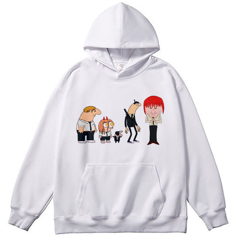 Chainsaw Man Cast & Family Guy-nichijou Art Style Print