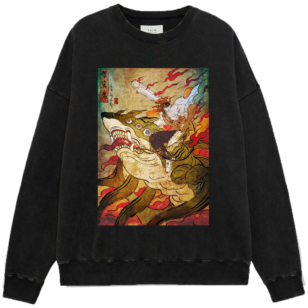 Chainsaw Man Denji & Beam Ukiyo-e Japanese Print