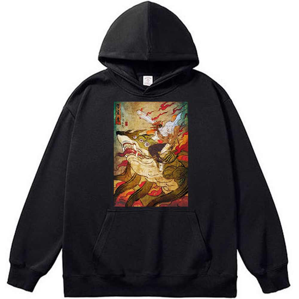 Chainsaw Man Denji & Beam Ukiyo-e Japanese Print