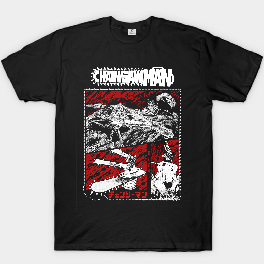 Chainsaw Man Denji Chainsaw Form Comic Panel Print