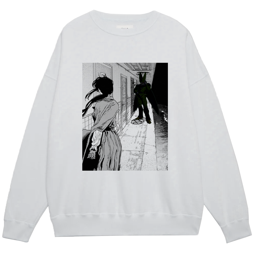 Chainsaw Man Makima & Dragon Ball Perfect Cell Crossover Print