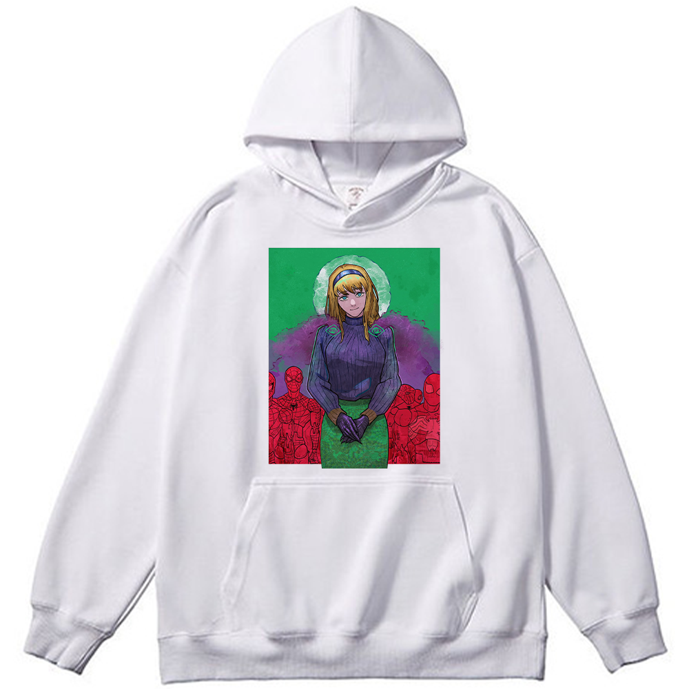 Chainsaw Man Makima & Spider-Man Characters Print