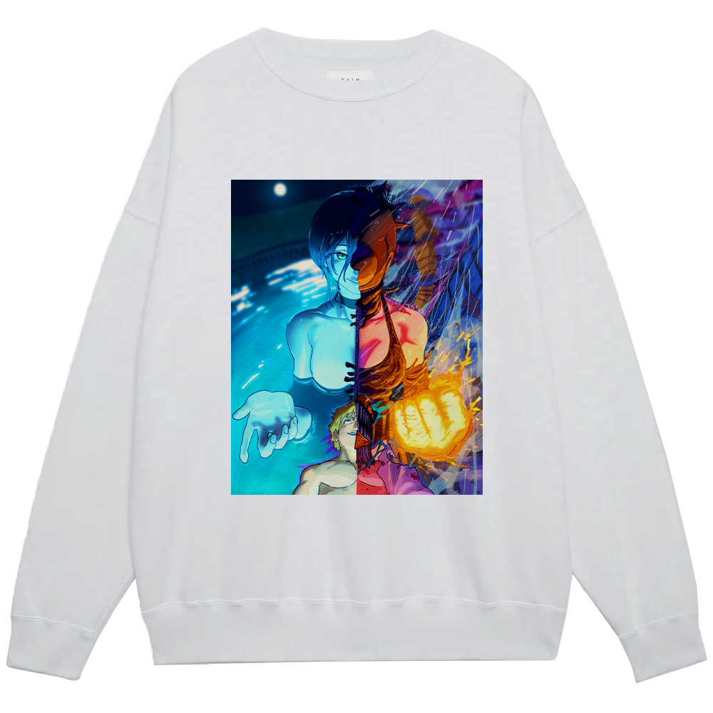 Chainsaw Man Reze & Denji Dual Form Print