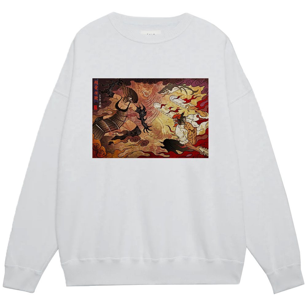 Chainsaw Man Reze & Denji Love and Kill Ukiyo-e Print