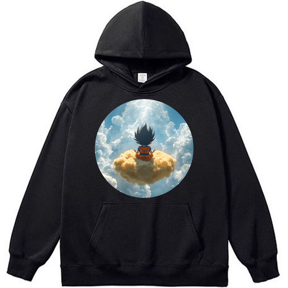 Dragon Ball Goku Clouds Meditation Print