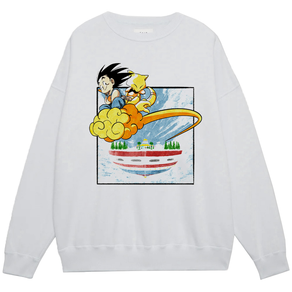 Dragon Ball Goku & Pokemon Alakazam Crossover Print