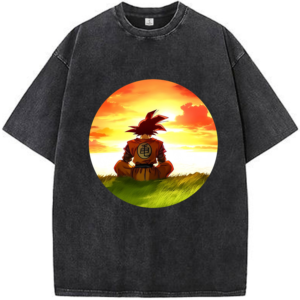 Dragon Ball Sunset Goku Print
