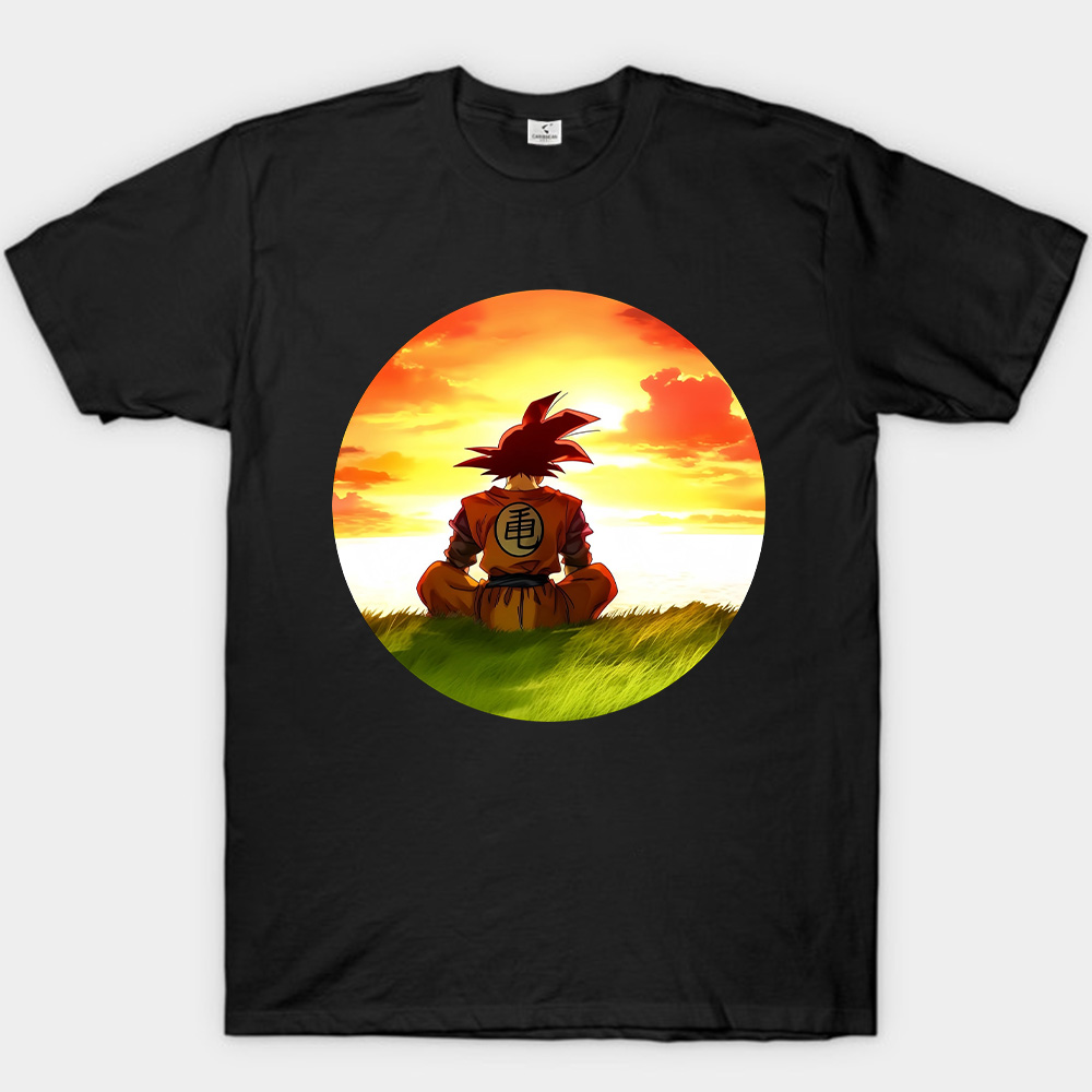 Dragon Ball Sunset Goku Print