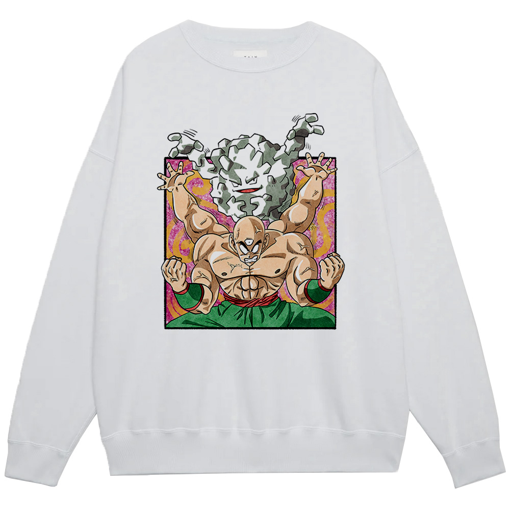 Dragon Ball Tien Shinhan & Pokemon Graveler Print