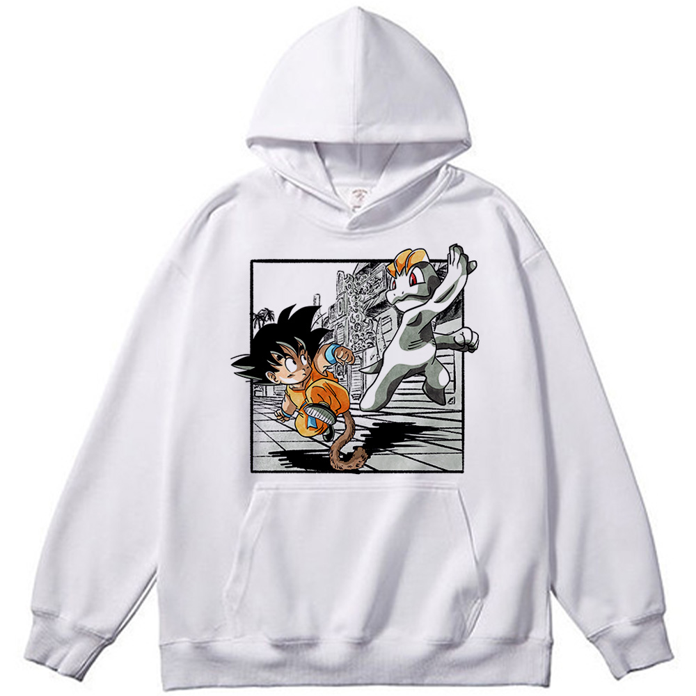 Dragon Ball Z Kid Goku & Pokemon Machop Print