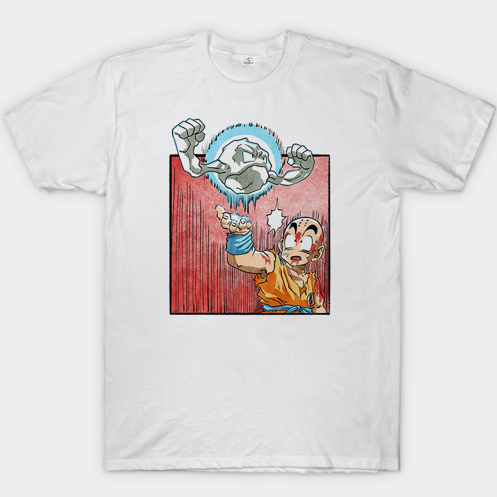 Dragon Ball Z Krillin & Pokemon GeodudePrint