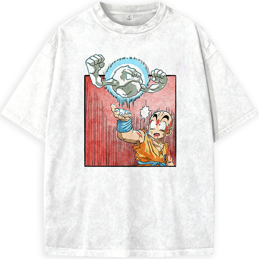 Dragon Ball Z Krillin & Pokemon GeodudePrint