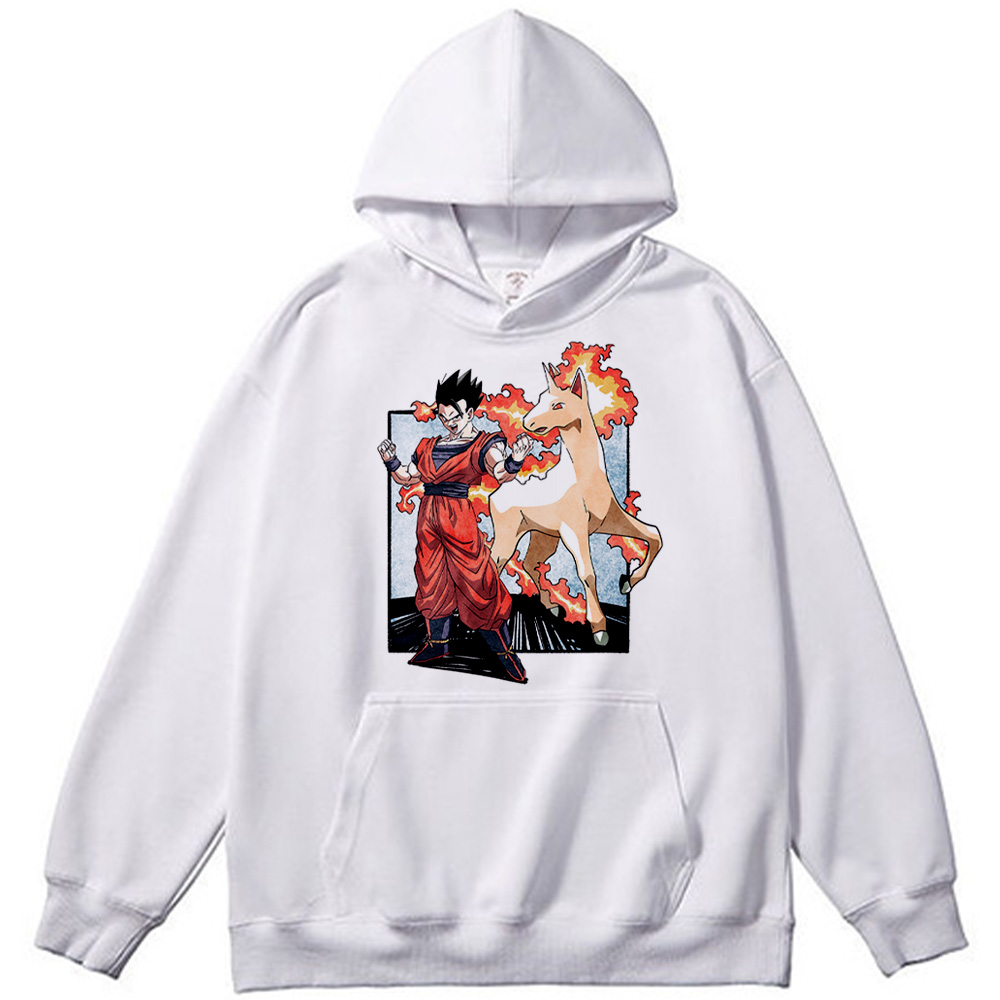 Dragon Ball Z Son Gohan & Pokemon Rapidash Print