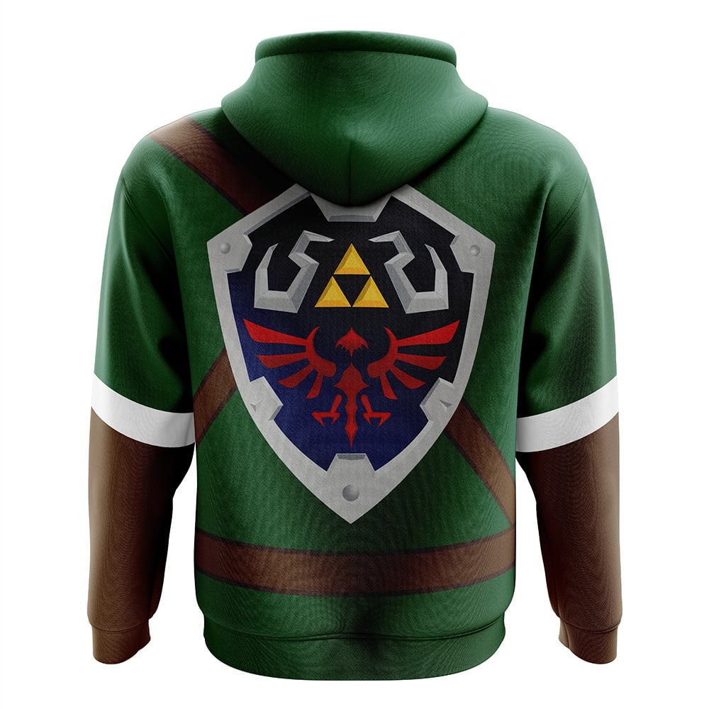 Link Zelda Zip Hoodie Jacket