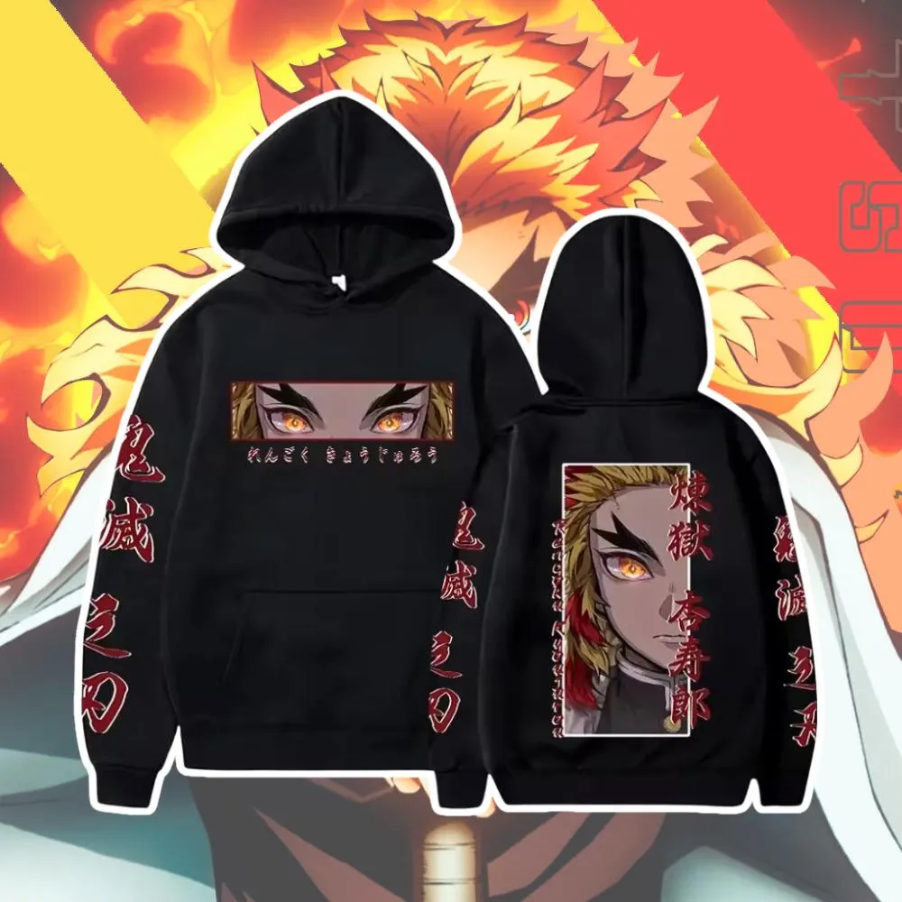 [Copy]Demon Slayer Anime Premium Graphic Print Hoodie