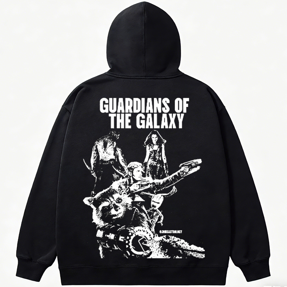 Marvel Guardians of the Galaxy Black & White High Contrast Vintage Poster Print