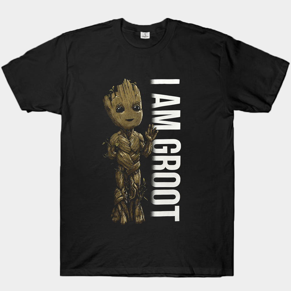 Marvel Guardians of the Galaxy Groot I AM GROOT Cute Realistic Style Print