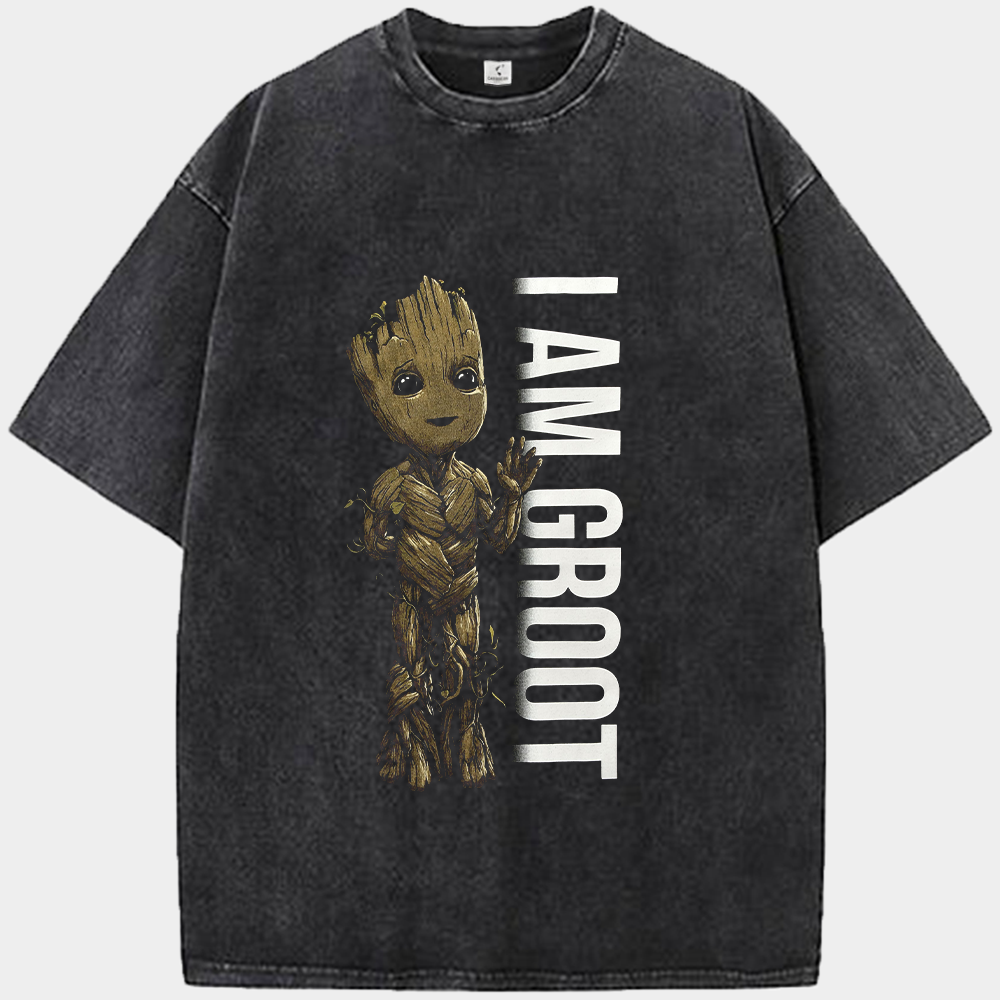 Marvel Guardians of the Galaxy Groot I AM GROOT Cute Realistic Style Print