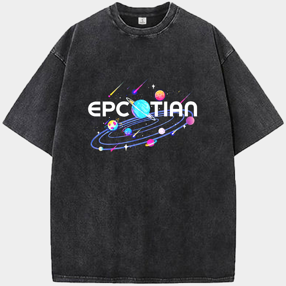 Marvel Guardians of the Galaxy Space Style Planet & Ring System Design Print