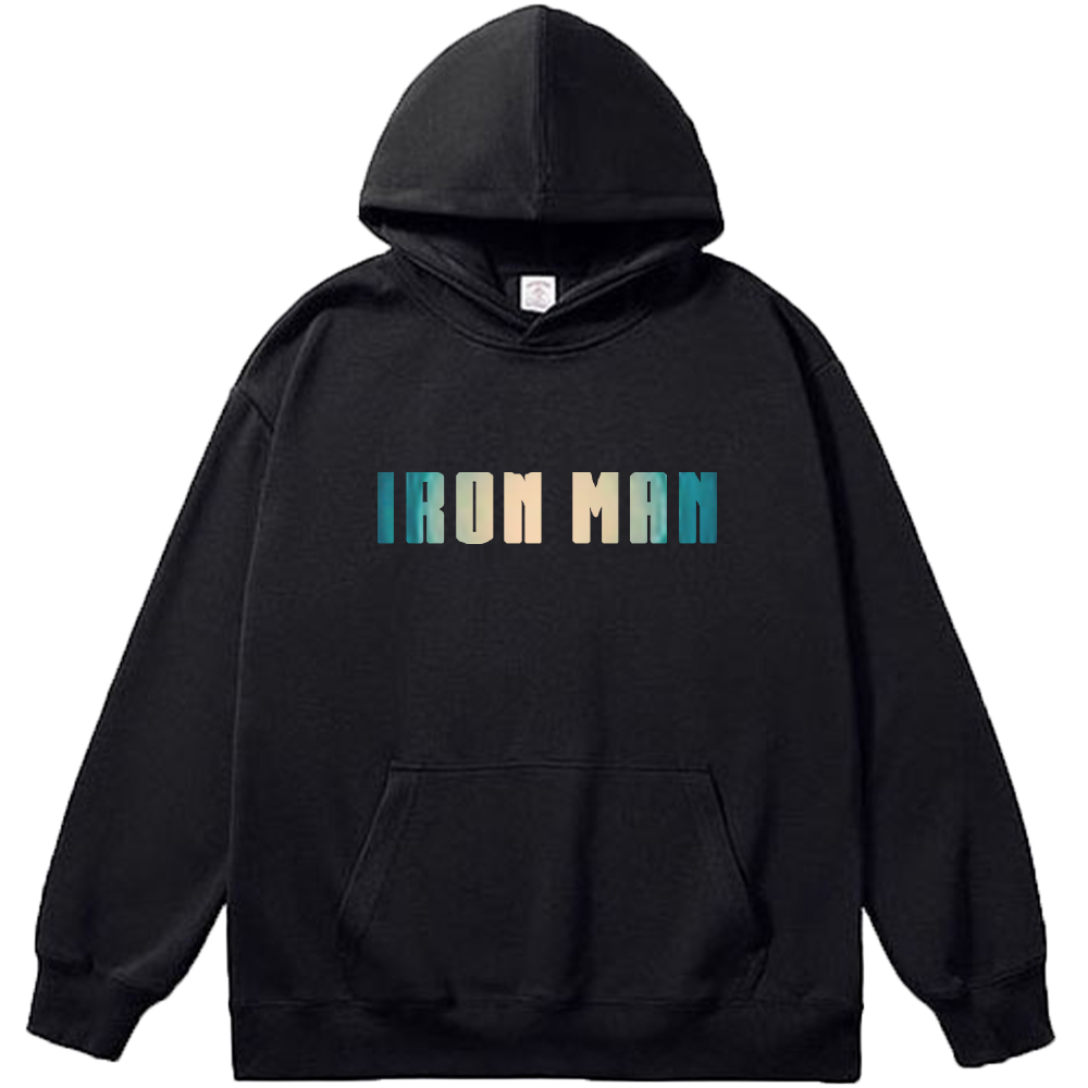 Marvel Iron Man Blue Light Close-Up Bust (Dark Background) Print