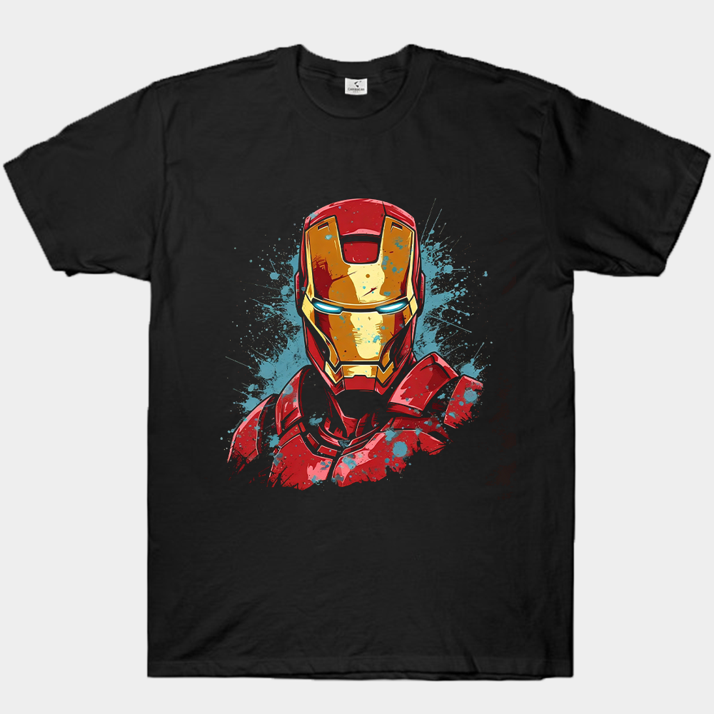 [Copy]Marvel Iron Man Cloak Comic Style Hand Light Effect Illustration Print