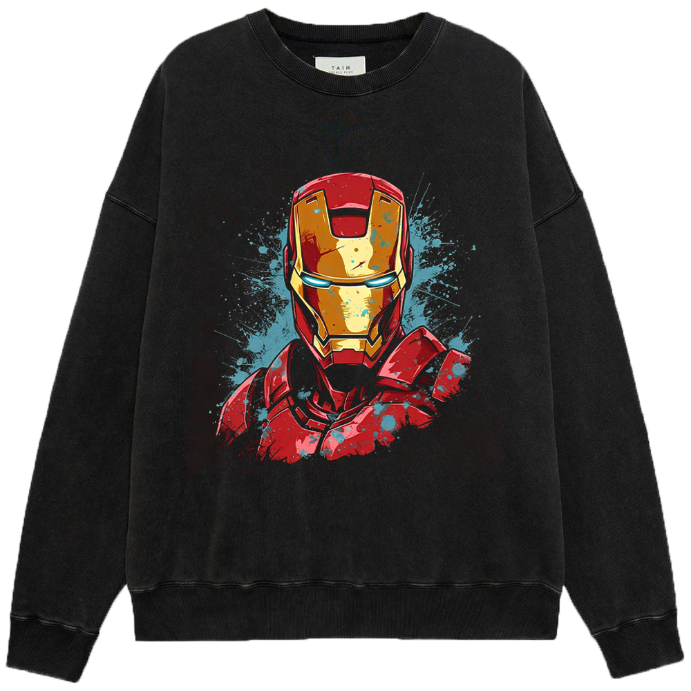 [Copy]Marvel Iron Man Cloak Comic Style Hand Light Effect Illustration Print