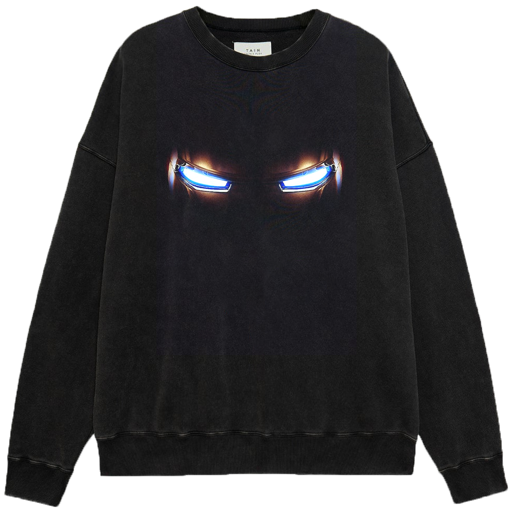 Marvel Iron Man Still Frame Collage Style Bust Dark Background Print