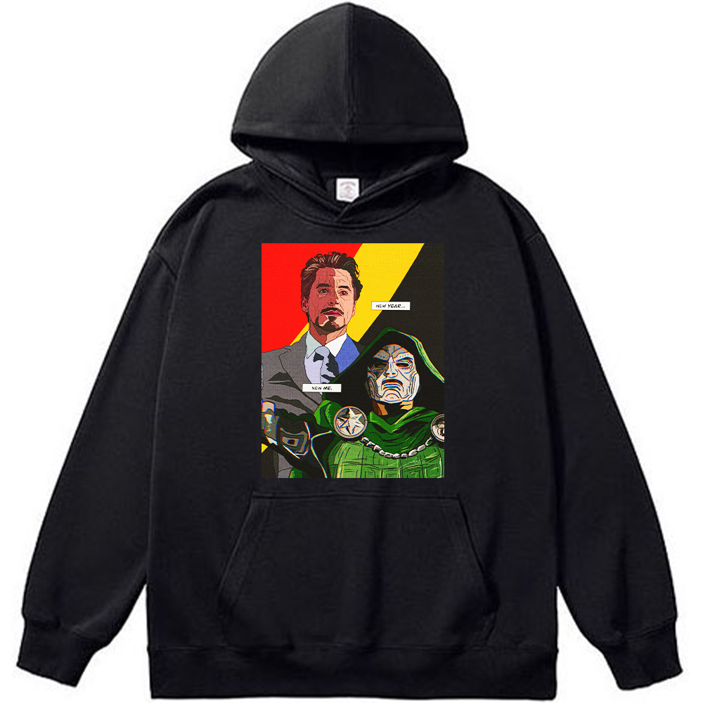 Marvel Iron Man & Doctor Doom Pop Art NEW YEAR.. NEW ME. Duo Print