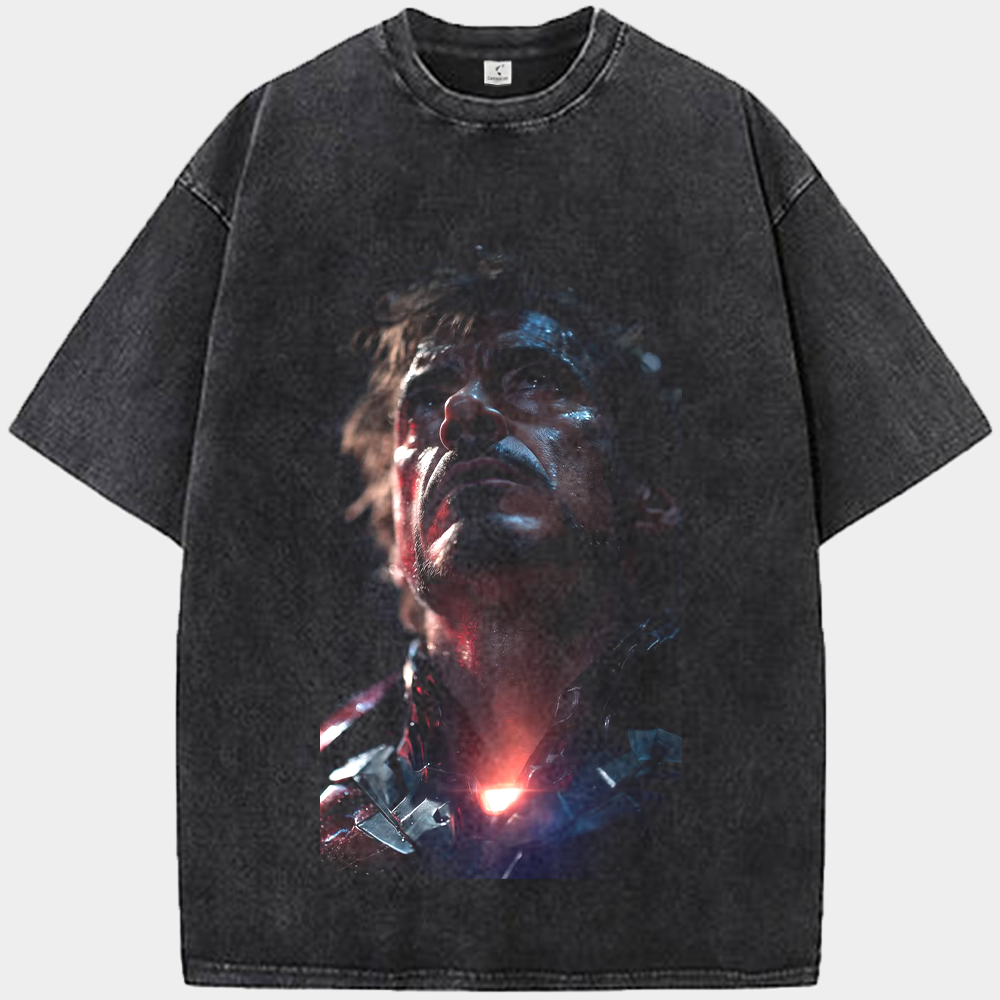 Marvel Iron Man Tony Stark Realistic Style Arc Reactor Close-Up Print