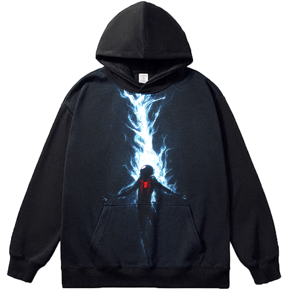 Marvel Spider-Man Miles Morales Energy Beam Levitation Pose Print