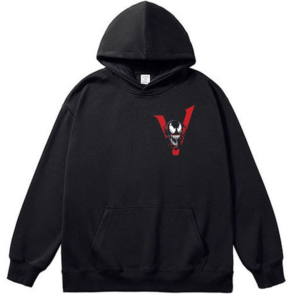 Marvel Venom Red V-Shaped Background Portrait Print