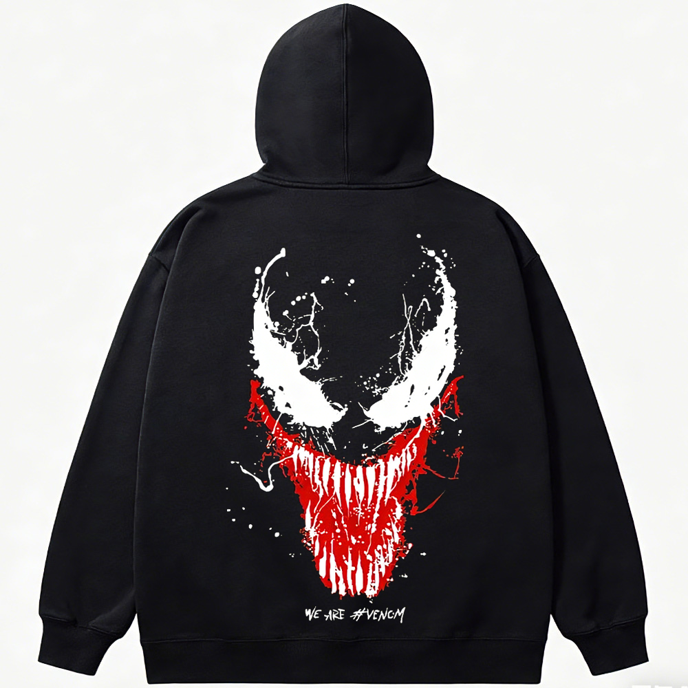 Marvel Venom Splatter Style Portrait With Quote Print