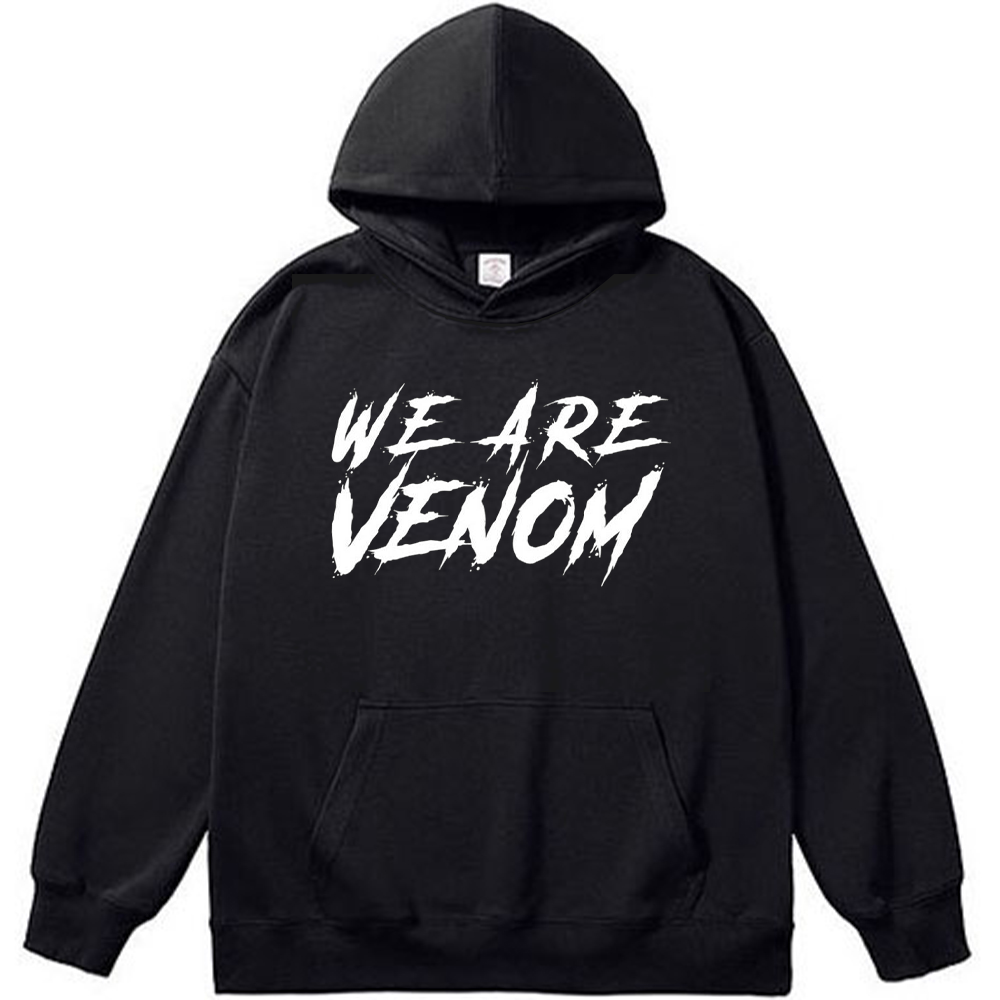 Marvel Venom WE ARE VENOM Black & White Line Art Bust Print