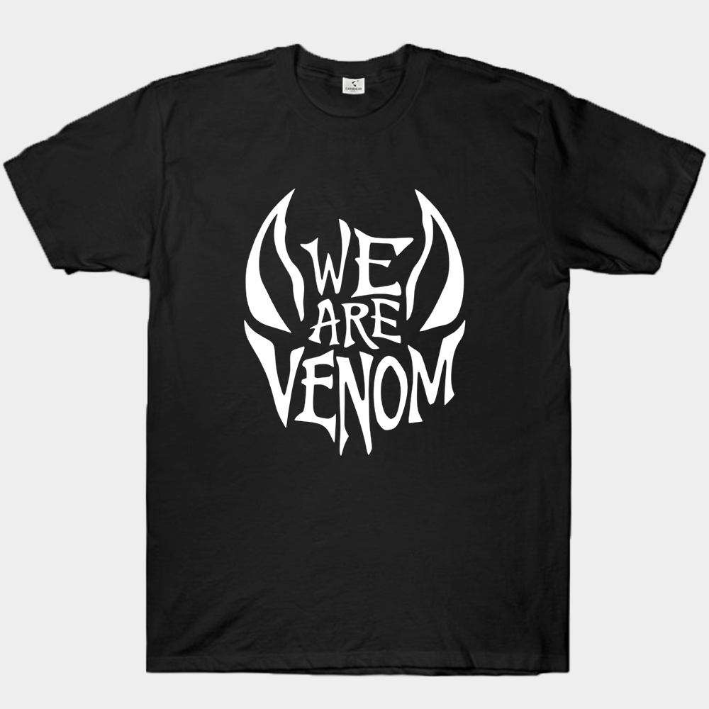 Marvel Venom WE ARE VENOM Text Outline Design Print