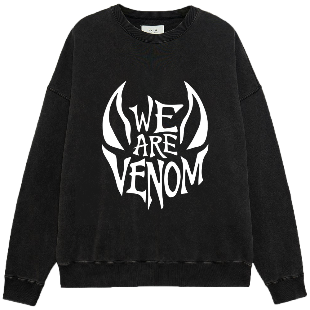Marvel Venom WE ARE VENOM Text Outline Design Print