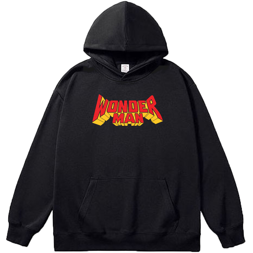 Marvel Wonder Man Classic Comic Style Red-Black Suit Standing Pose Print