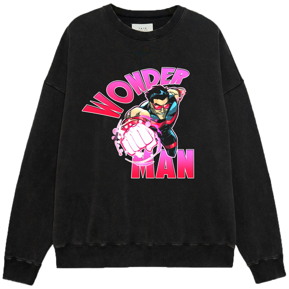 Marvel Wonder Man Comic Style Energy Punch Print