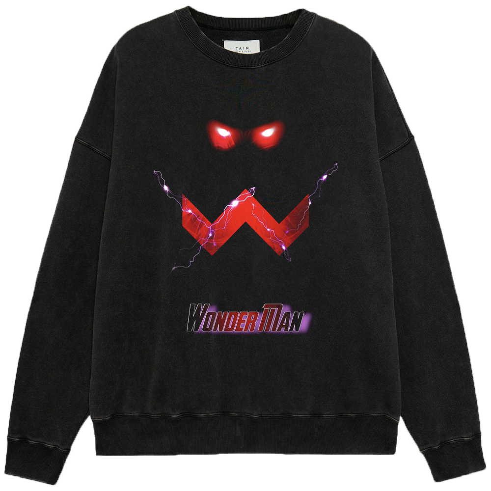 Marvel Wonder Man Dark Lightning W-Logo Poster Print