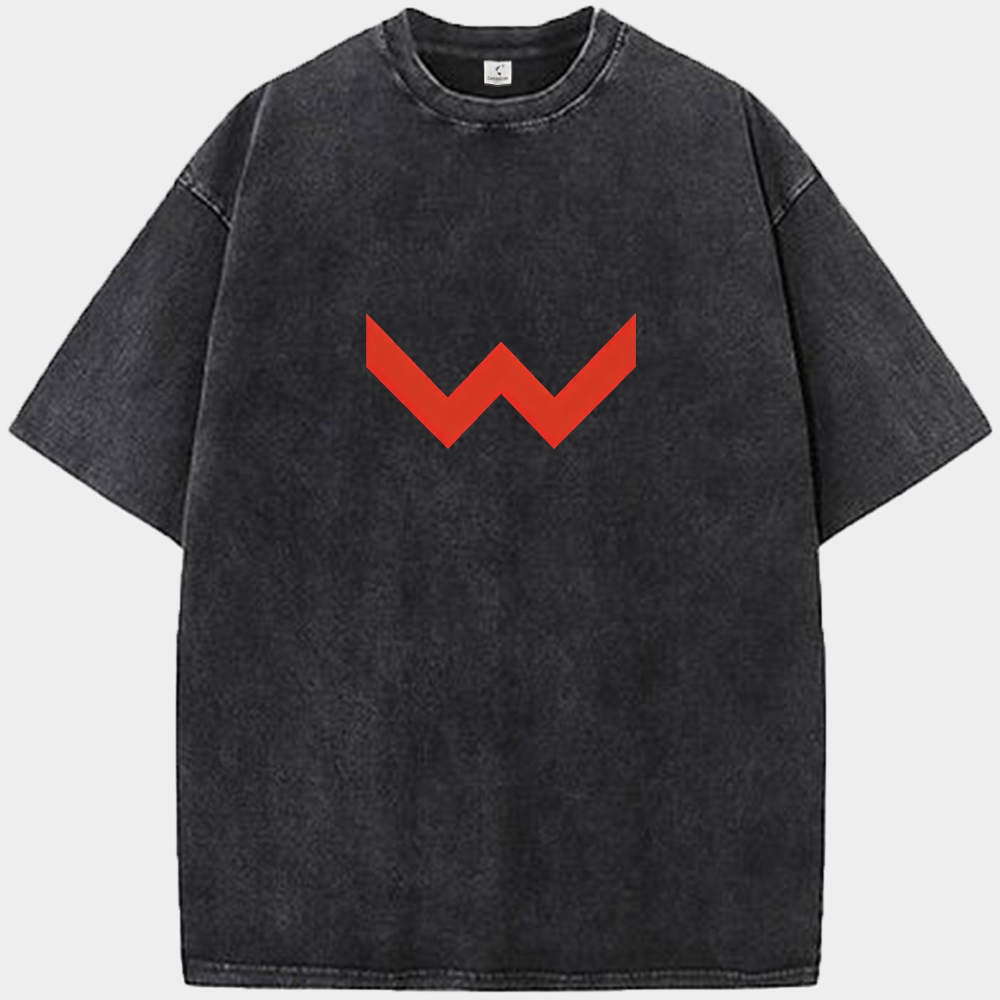 Marvel Wonder Man Minimalist Red W-Logo Print