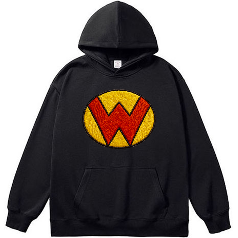 Marvel Wonder Man Vintage Distressed W-Badge Embroidered Print