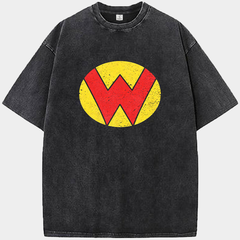 Marvel Wonder Man Vintage Distressed W-Badge Print