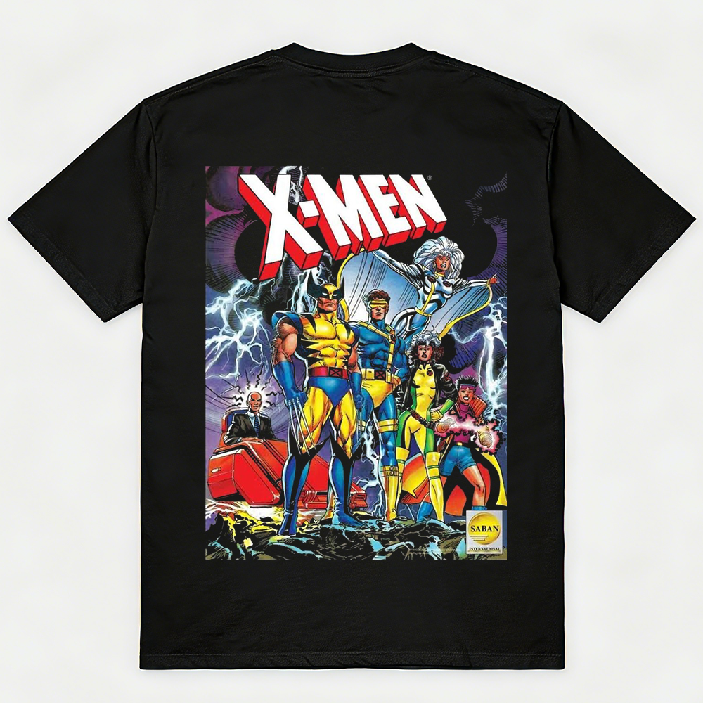 Marvel X-Men 90's Vintage Comic Style Full Team Print