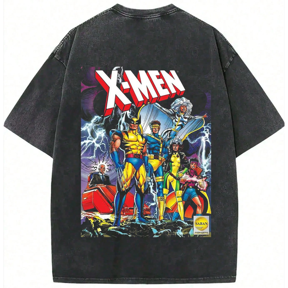 Marvel X-Men 90's Vintage Comic Style Full Team Print