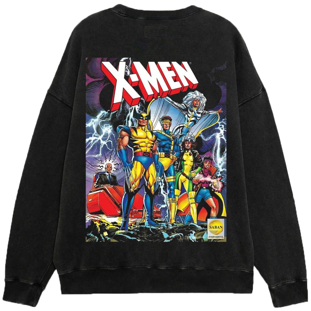 Marvel X-Men 90's Vintage Comic Style Full Team Print