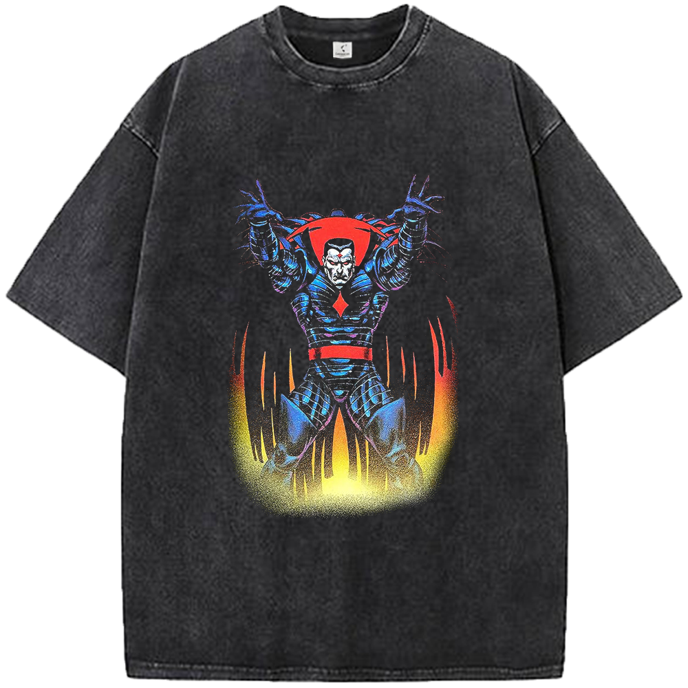 Marvel X-Men 90's Vintage Mr. Sinister Flame Effect Print