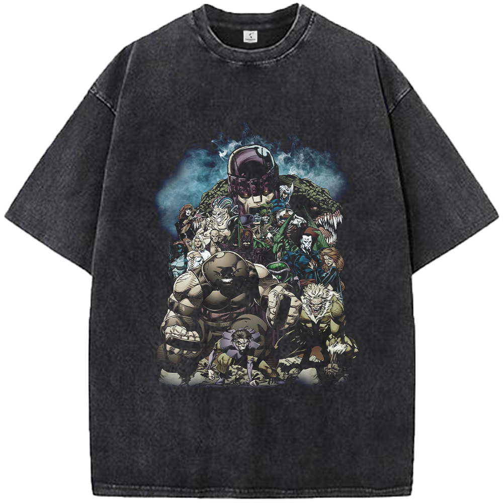 Marvel X-Men 90's Vintage Villains Collage Giant Portrait Print