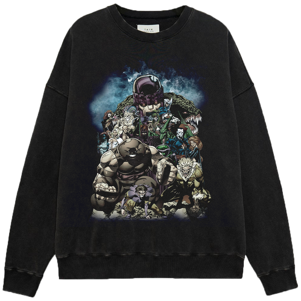 Marvel X-Men 90's Vintage Villains Collage Giant Portrait Print