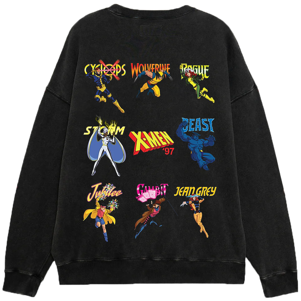 Marvel X-Men '97 Vintage 2-Sided Character Grid+Team Logo Print