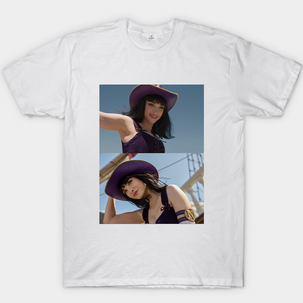 One Piece Live Action Nico Robin Lera Abova Purple Outfit Print